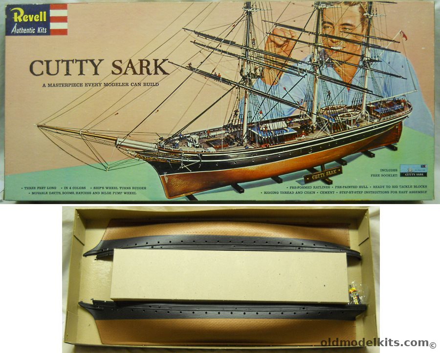 Revell 1/96 Cutty Sark Clipper Ship - 3 Feet Long, H364-995 plastic model kit